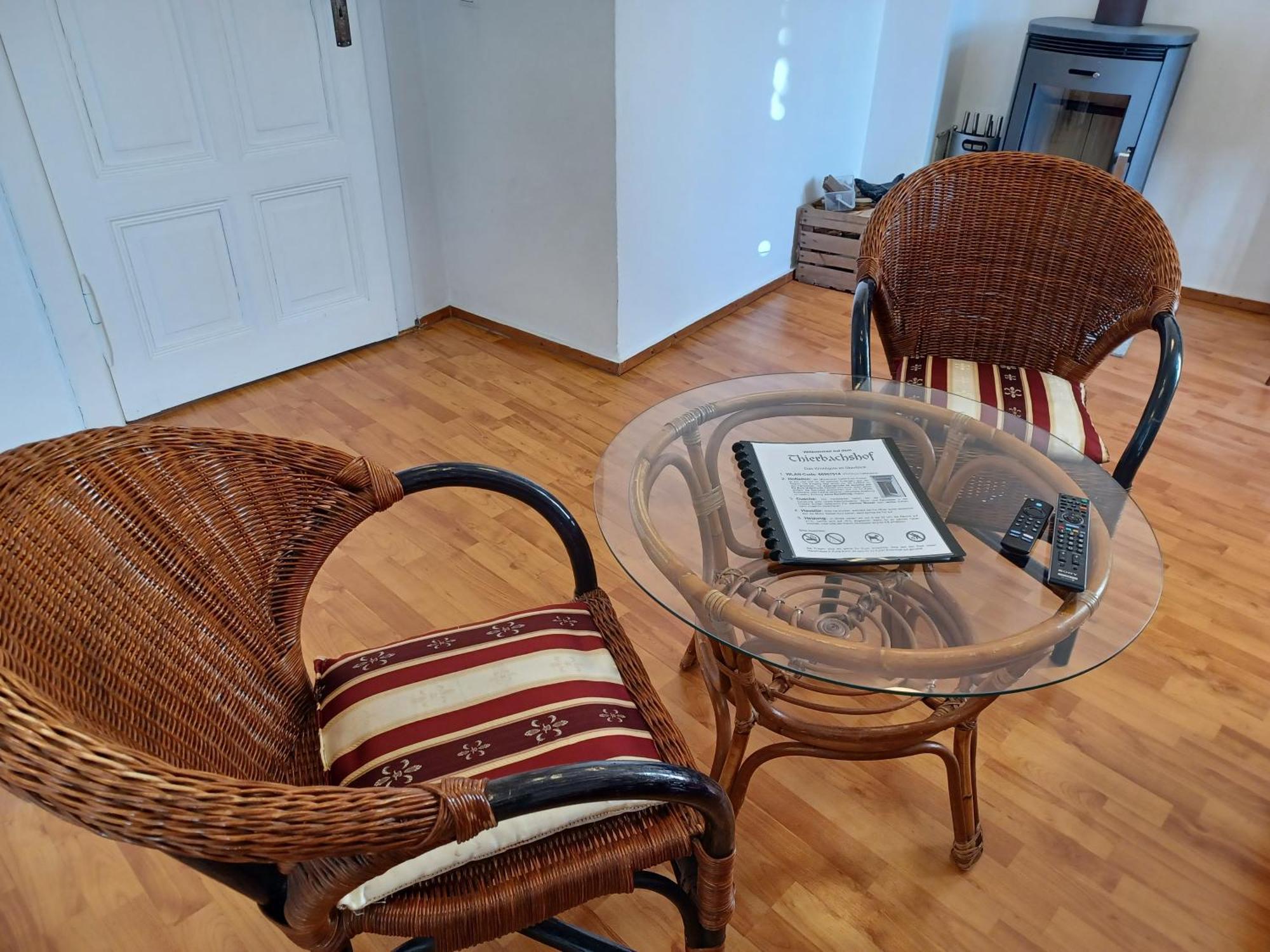 Ehemalige Bibliothek Apartment Fuer 2 Mit Kueche Kamin Netflix Parken Und Hofladen Steinhofel Exterior foto